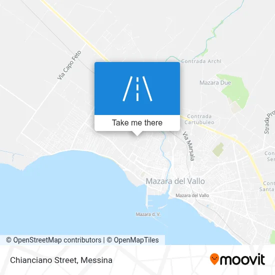 Chianciano Street map