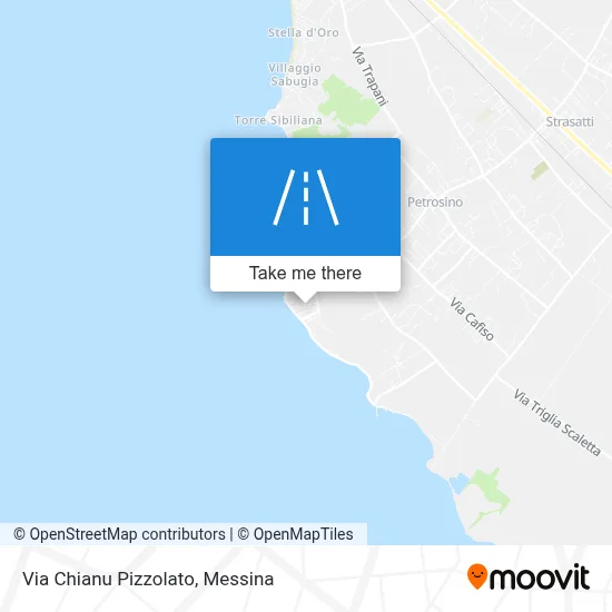 Via Chianu Pizzolato map