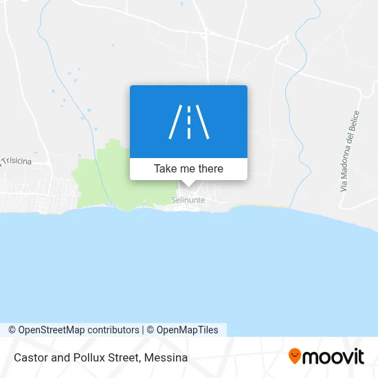 Castor and Pollux Street map
