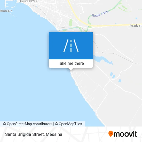 Santa Brigida Street map