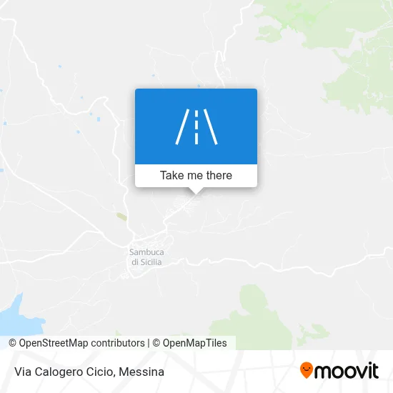 Via Calogero Cicio map