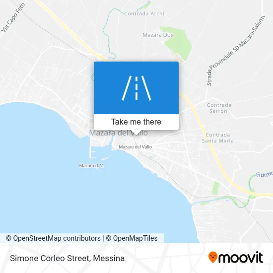 Simone Corleo Street map