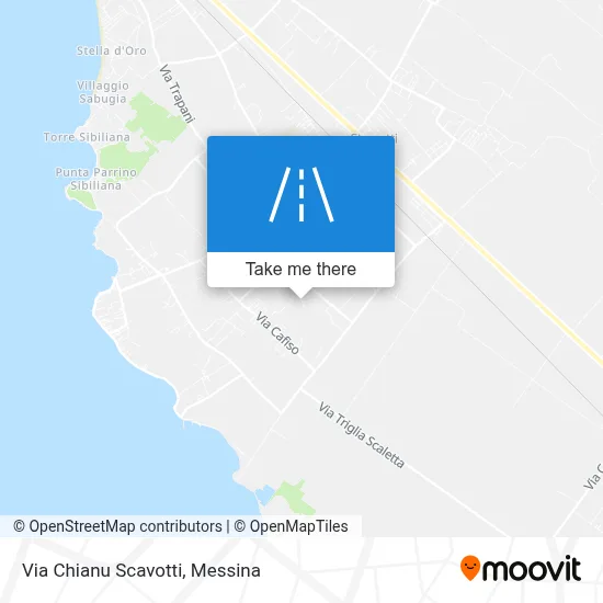 Via Chianu Scavotti map