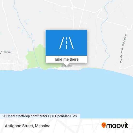 Antigone Street map