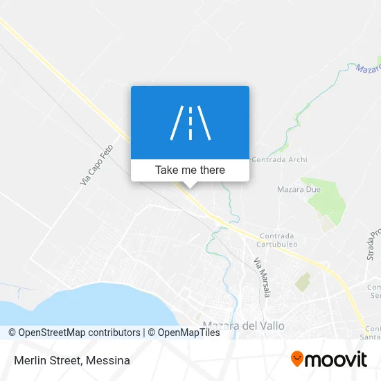 Merlin Street map