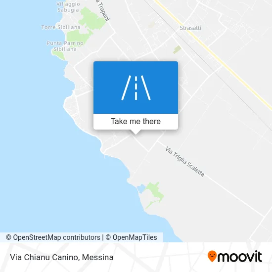 Via Chianu Canino map