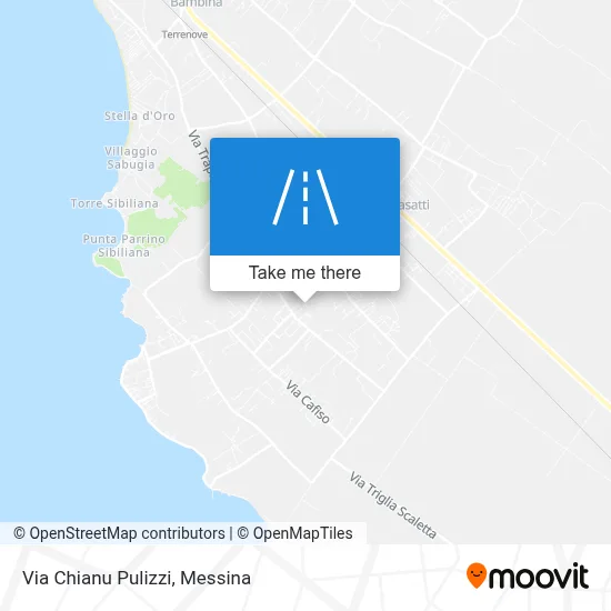Via Chianu Pulizzi map