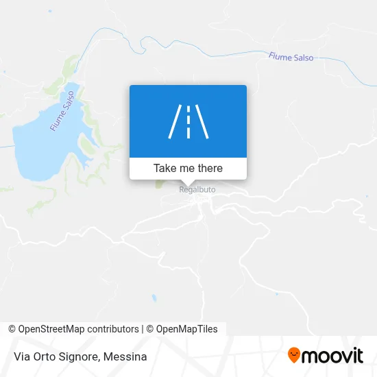 Via Orto Signore map