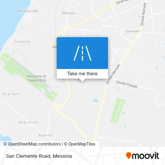 San Clemente Road map