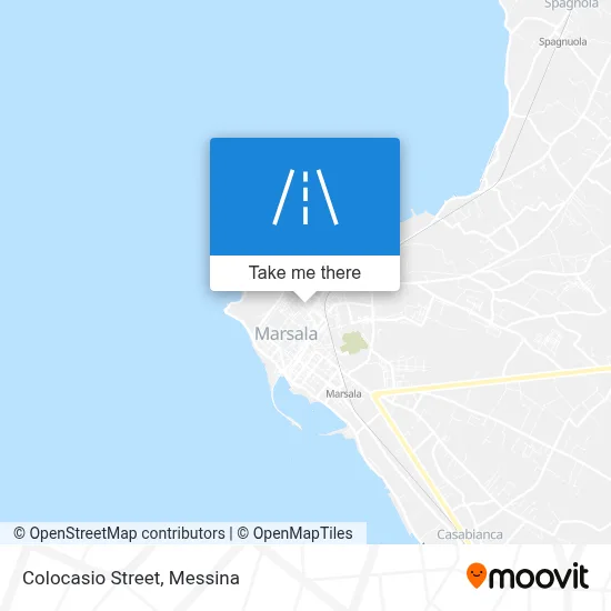 Colocasio Street map