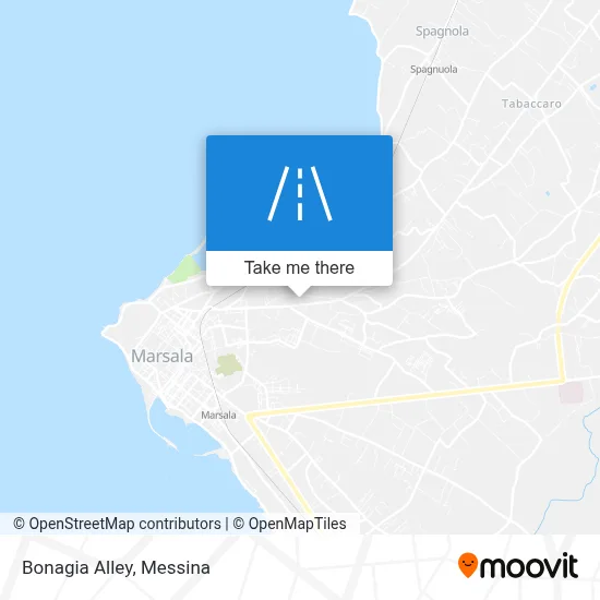 Bonagia Alley map