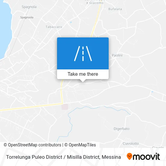 Torrelunga Puleo District / Misilla District map