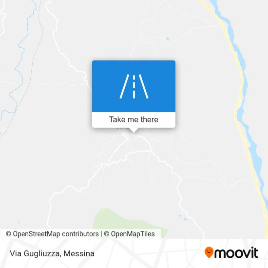 Via Gugliuzza map