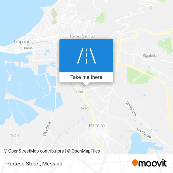 Pratese Street map