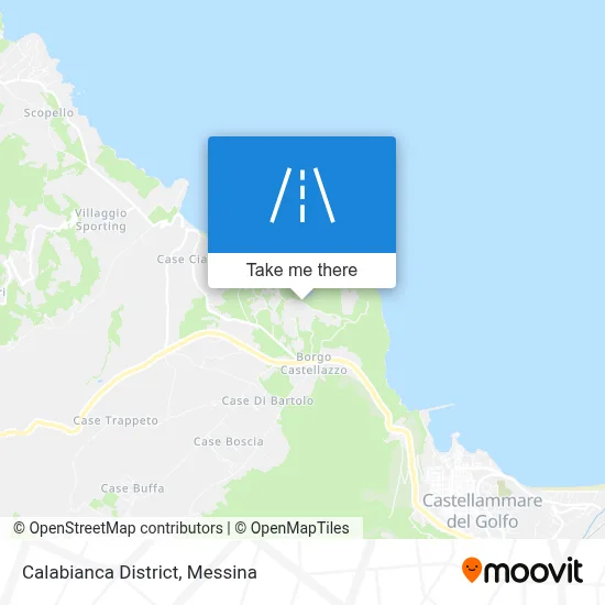 Calabianca District map