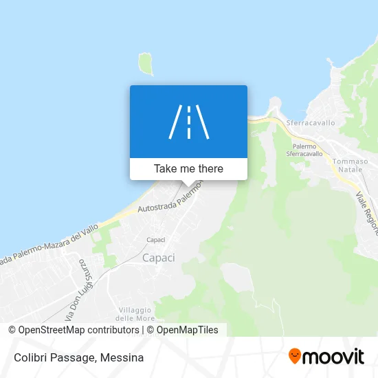 Colibri Passage map