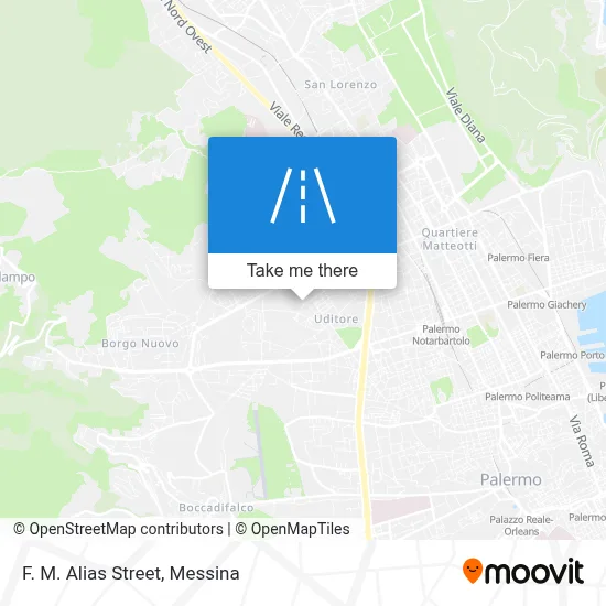 F. M. Alias Street map