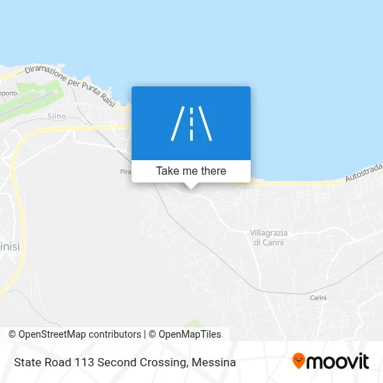 State Road 113 Second Crossing map