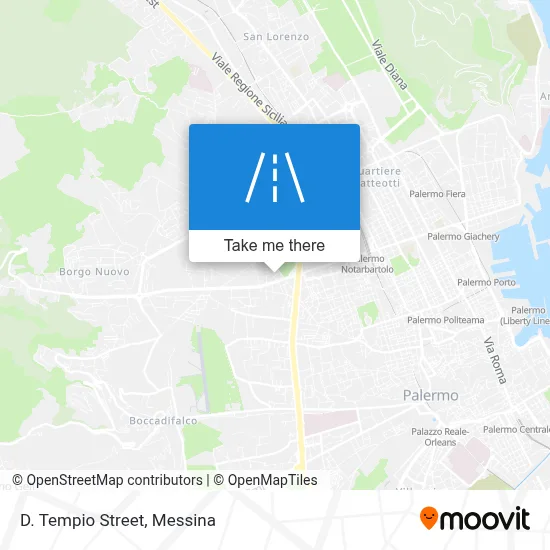 D. Tempio Street map