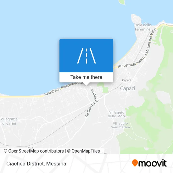 Ciachea District map