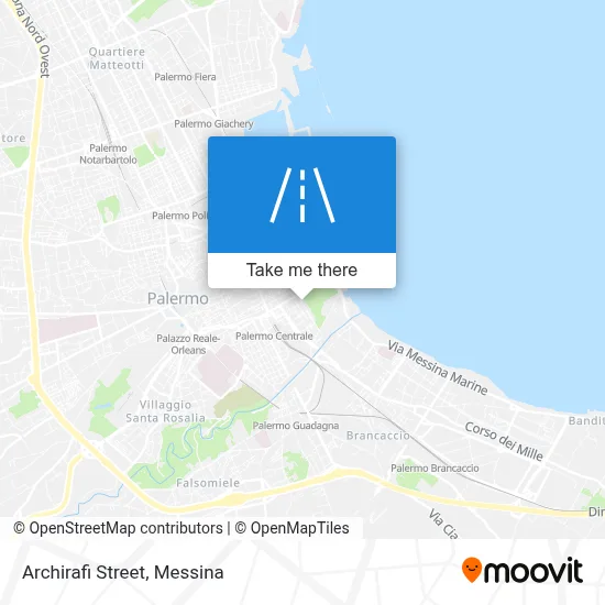 Archirafi Street map