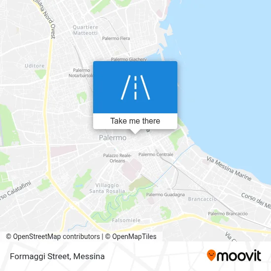 Formaggi Street map