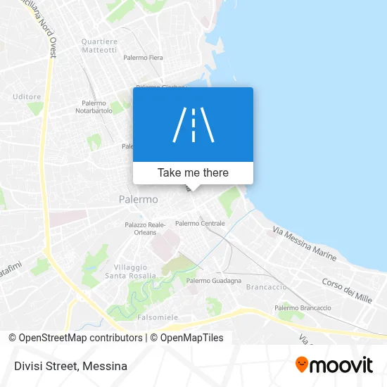 Divisi Street map