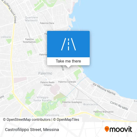 Castrofilippo Street map