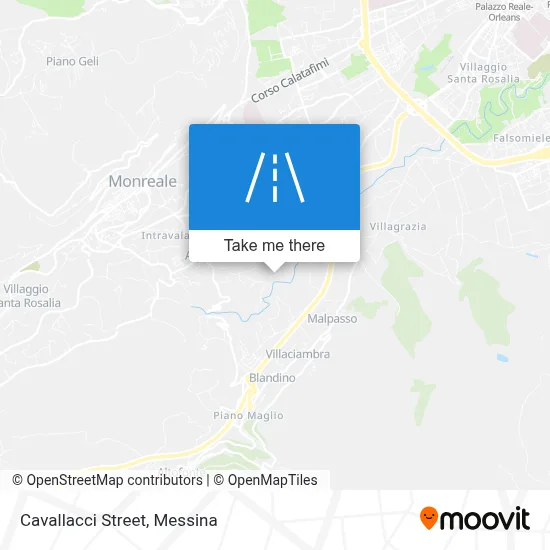 Cavallacci Street map