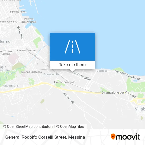 General Rodolfo Corselli Street map