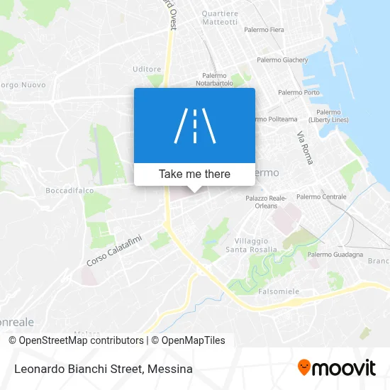 Leonardo Bianchi Street map