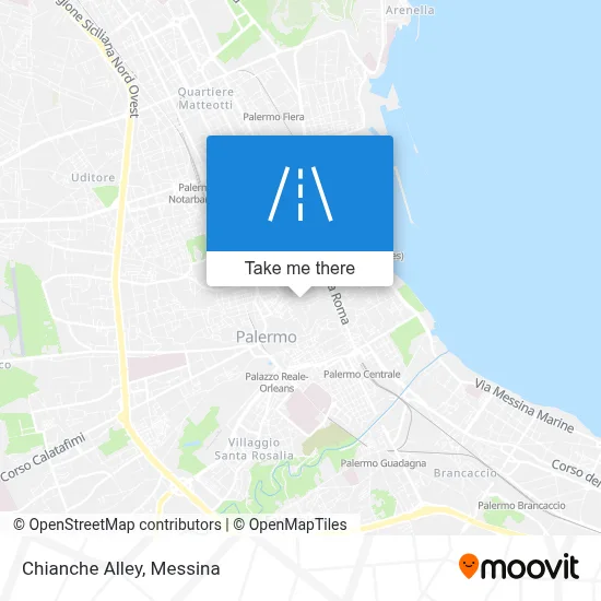 Chianche Alley map
