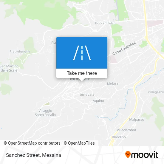Sanchez Street map