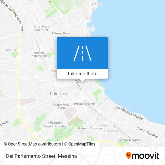 Del Parlamento Street map