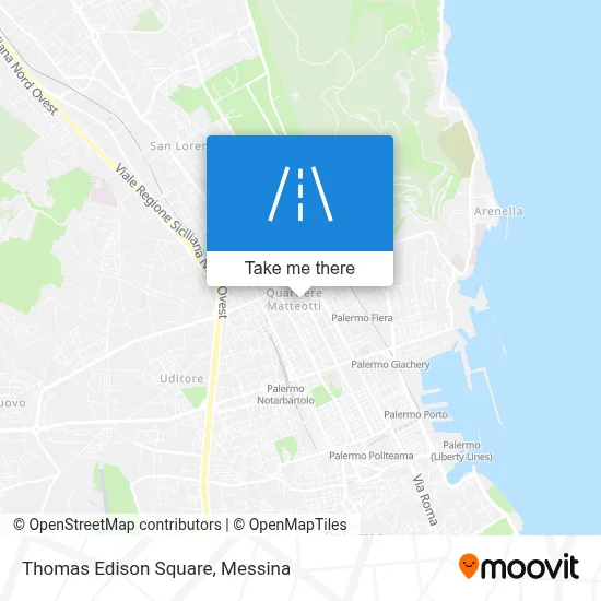 Thomas Edison Square map