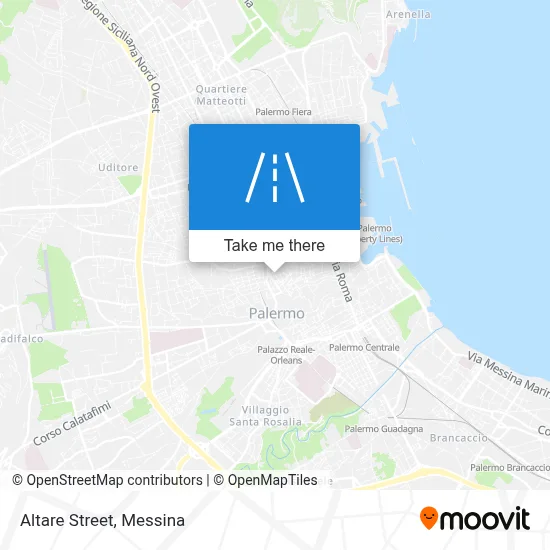 Altare Street map