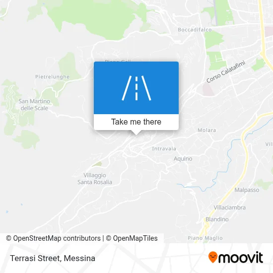 Terrasi Street map