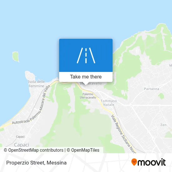 Properzio Street map