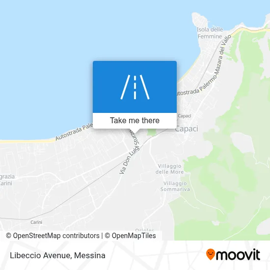 Libeccio Avenue map