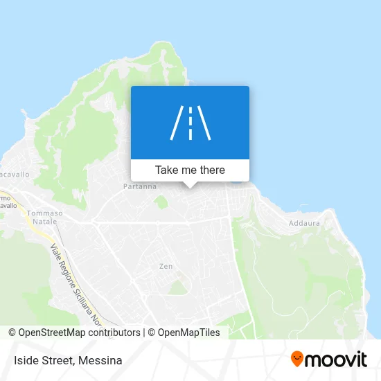 Iside Street map