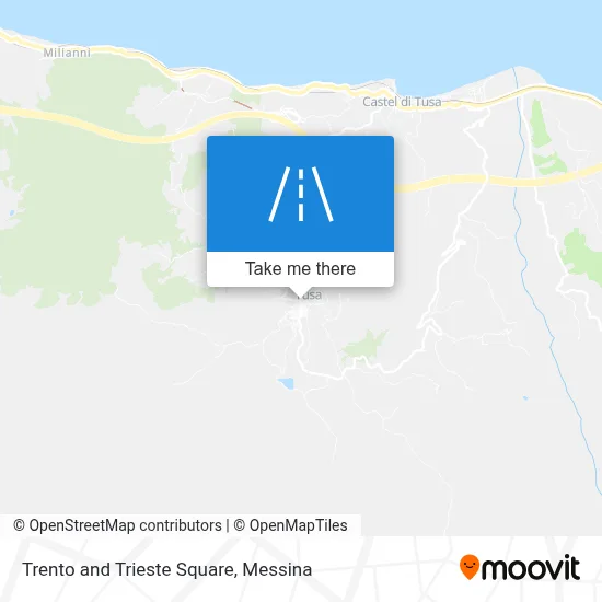 Trento and Trieste Square map