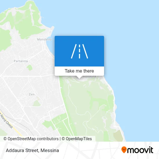 Addaura Street map