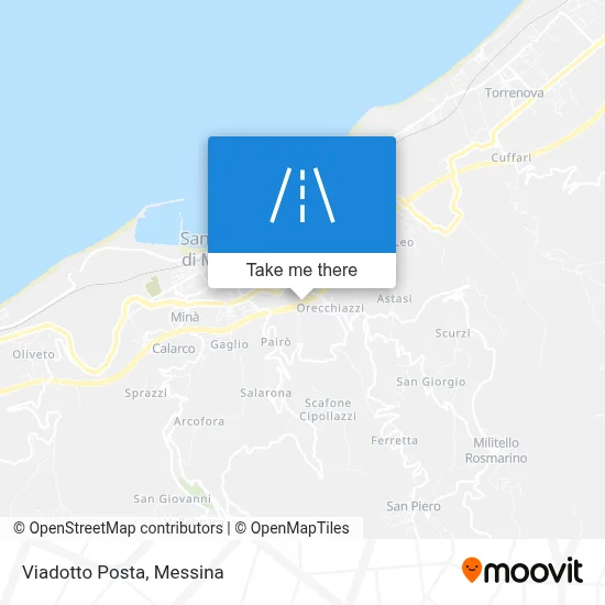 Viadotto Posta map