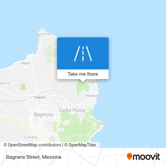 Bagnera Street map