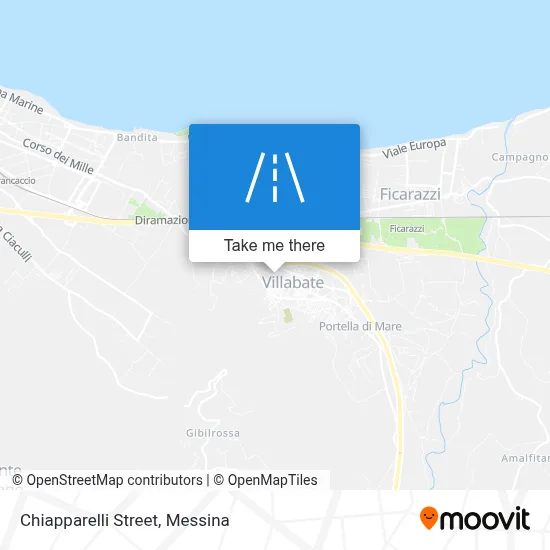 Chiapparelli Street map