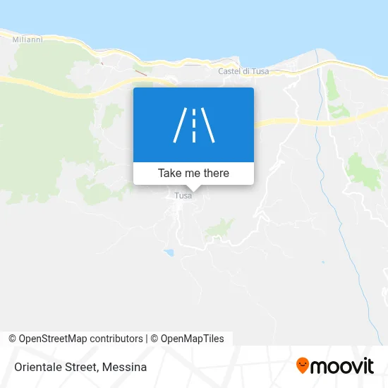 Orientale Street map