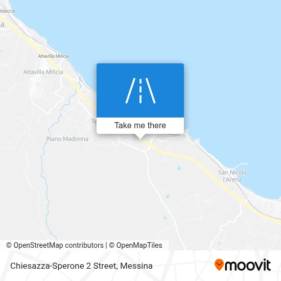 Chiesazza-Sperone 2 Street map