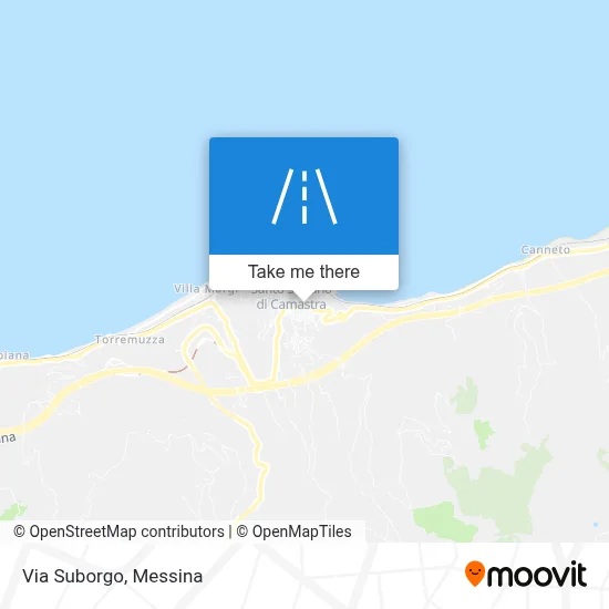 Via Suborgo map