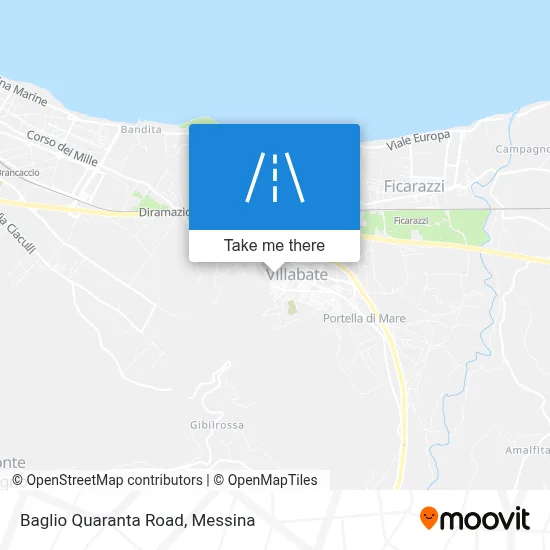 Baglio Quaranta Road map