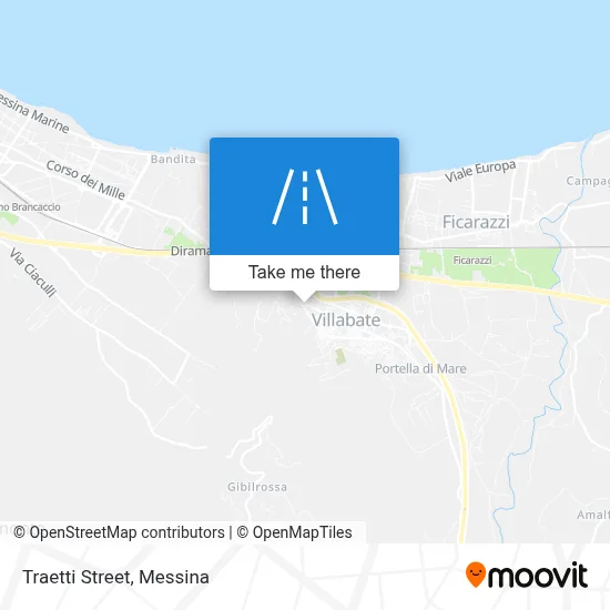 Traetti Street map
